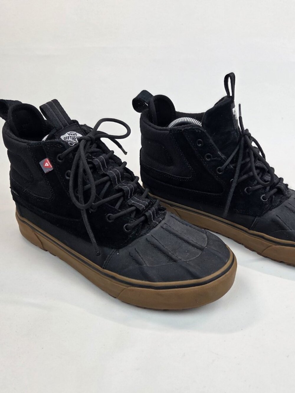 Vans SK8-HI Del Pato MTE-2 Mens sz 11 Black Brown Duck Boots Hydroguard